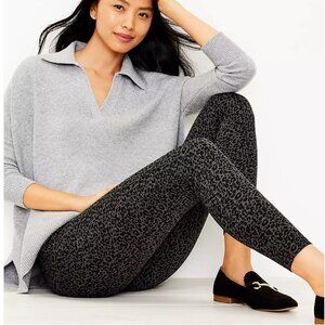 NWT Loft Leopard Print Ponte Leggings